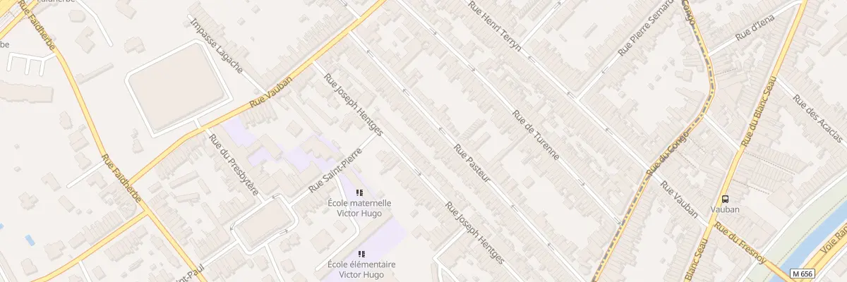Plan du 66 Rue Pasteur à Mouvaux