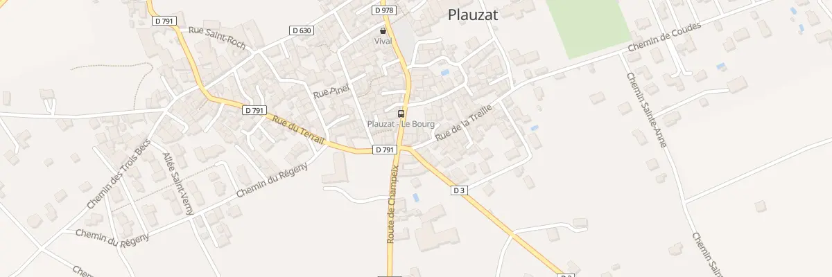 Plan du 24 Rue de la Treille à Plauzat