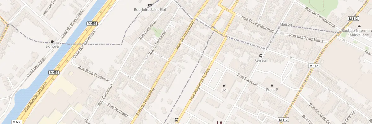 Plan du 176 Rue de Tourcoing à Wasquehal