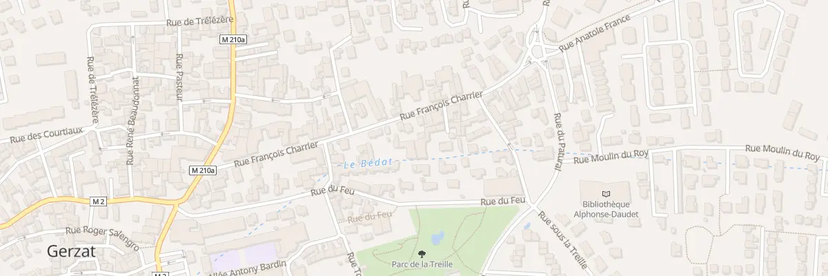 Plan du 30 Rue François Charrier à Gerzat
