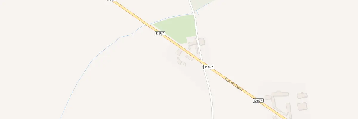 Plan du 581 Rue de Ham à Cugny