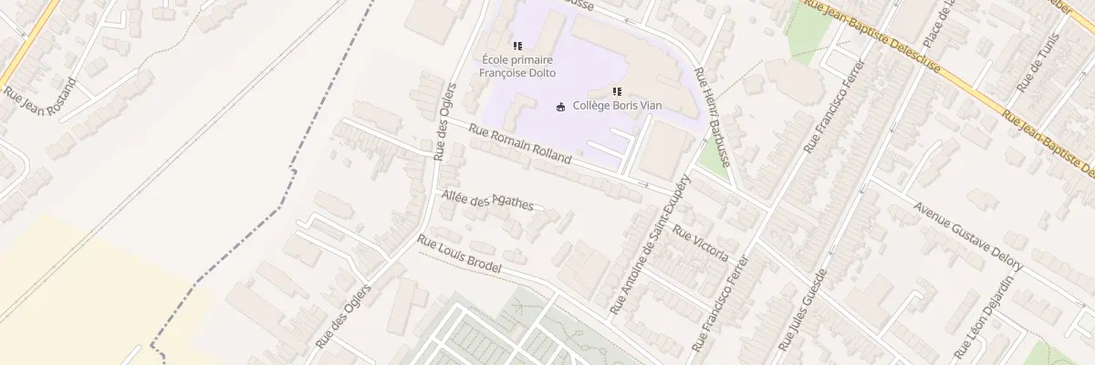 Plan du 17 Rue Romain Rolland à Croix