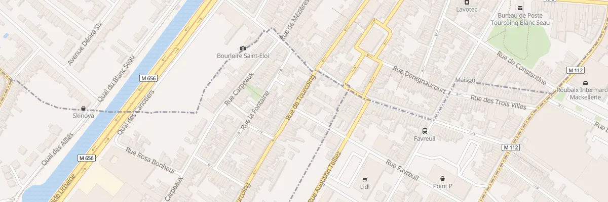 Plan du 192 Rue de Tourcoing à Wasquehal