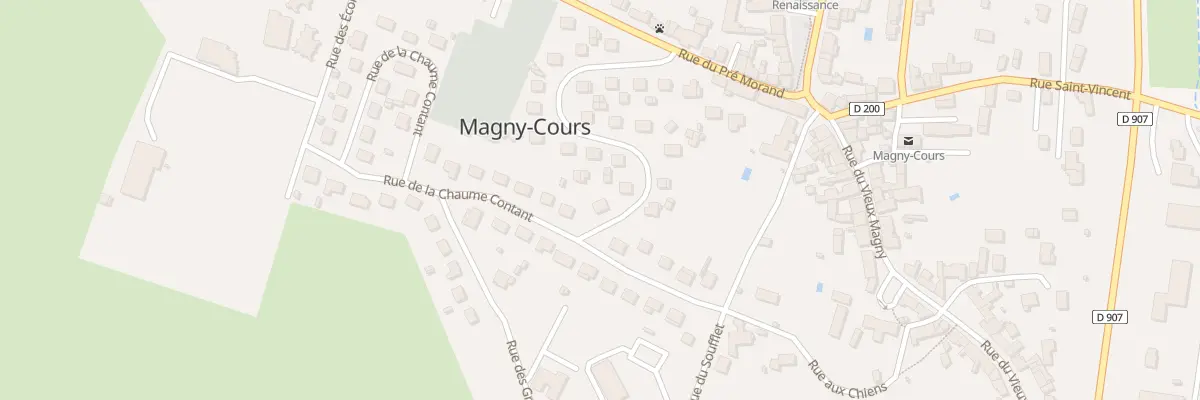 Plan du 11 Rue de la Chaume Contant à Magny-Cours