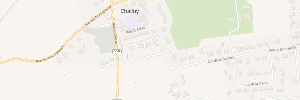 Plan du 46 Rue de la Chapelle à Challuy