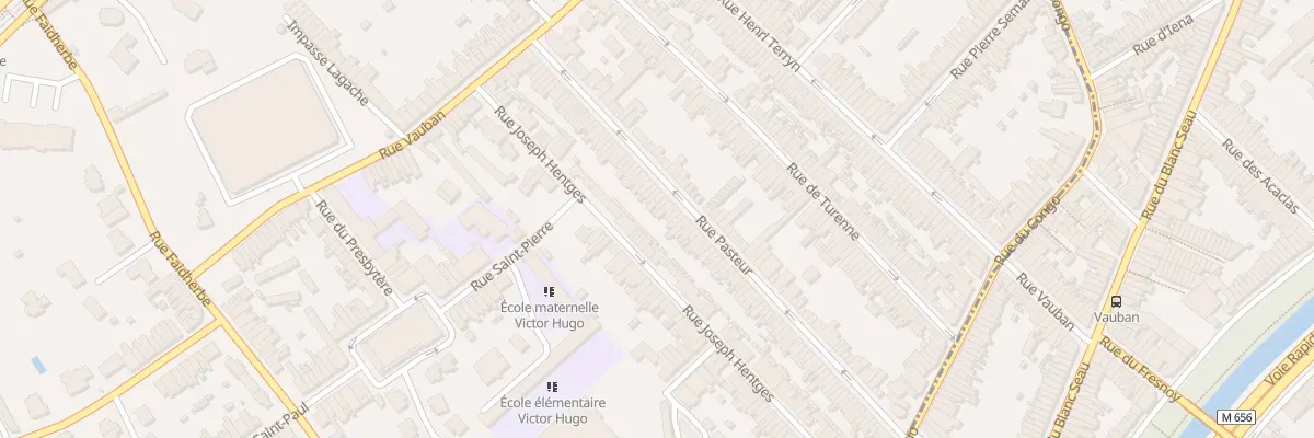 Plan du 70 Rue Pasteur à Mouvaux