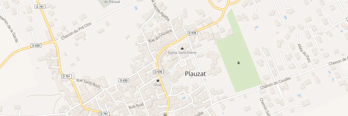Plan du 12 Pl de l’Eglise à Plauzat
