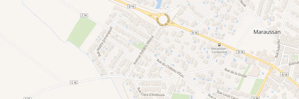 Plan du 394 Rue du Chateau d’Eau à Maraussan