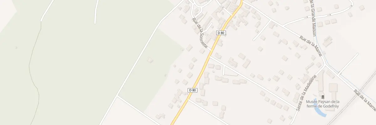Plan du 95 Rue de Tanqueux à Chamigny