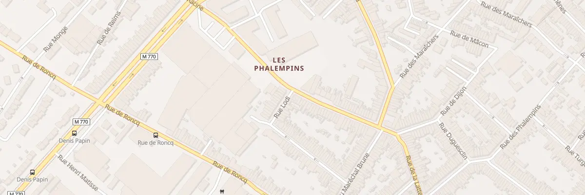 Plan du 59 Rue Racine à Tourcoing