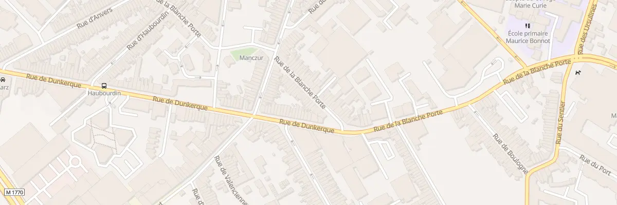 Plan du 61 Rue de la Blanche Porte à Tourcoing