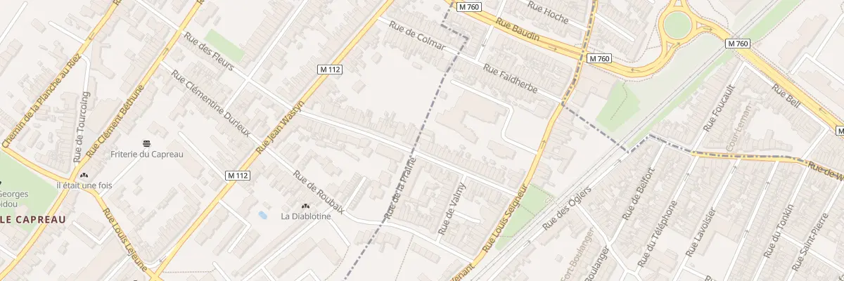 Plan du 44 Rue de Mulhouse à Croix