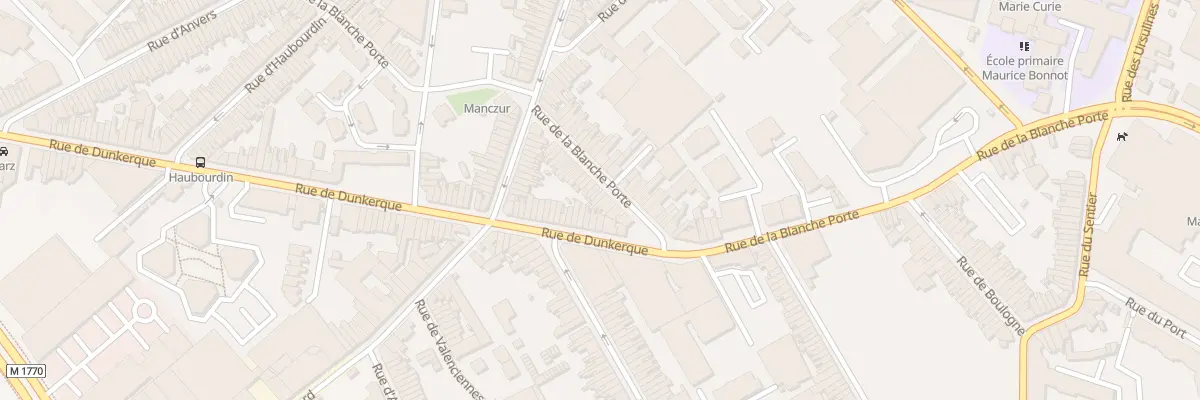 Plan du 59 Rue de la Blanche Porte à Tourcoing