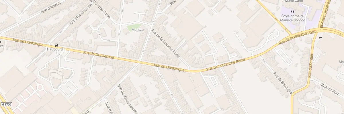 Plan du 57 Rue de la Blanche Porte à Tourcoing