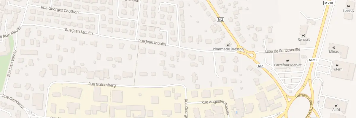 Plan du 33 Rue Jean Moulin à Gerzat