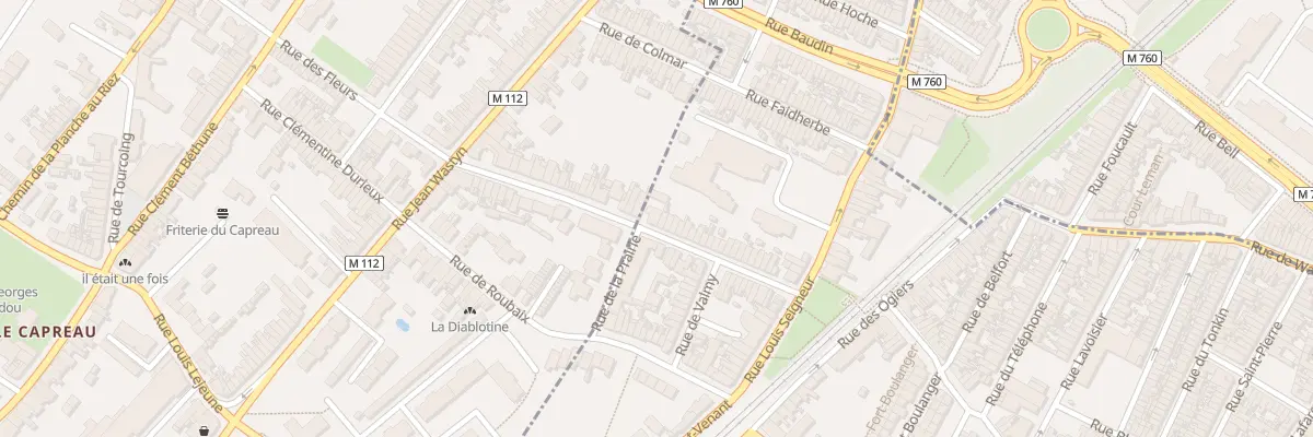 Plan du 42 Rue de Mulhouse à Croix