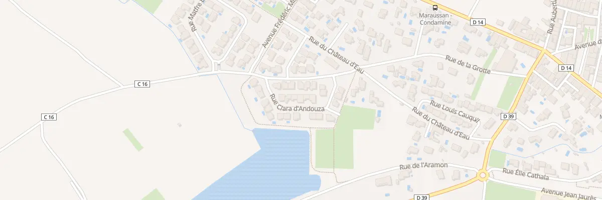 Plan du 94 Rue Clara d’Andouza à Maraussan