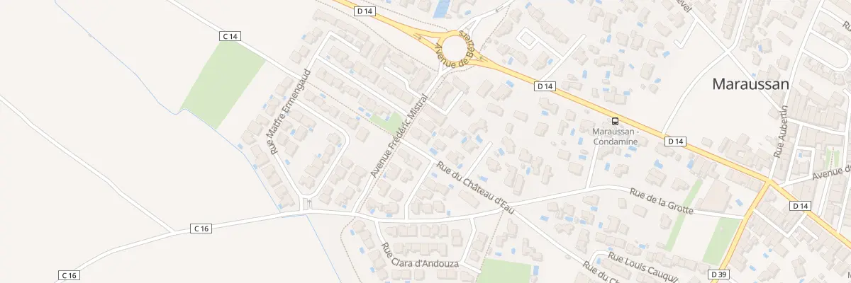 Plan du 392 Rue du Chateau d’Eau à Maraussan