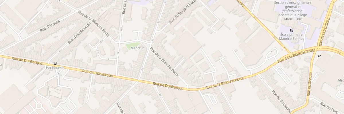 Plan du 104 Rue de la Blanche Porte à Tourcoing