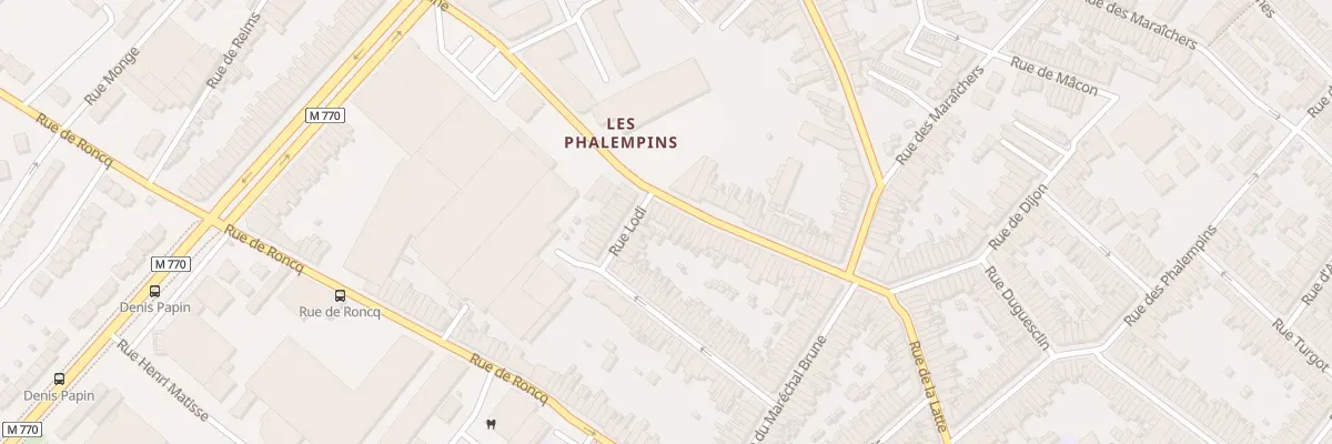 Plan du 53 Rue Racine à Tourcoing