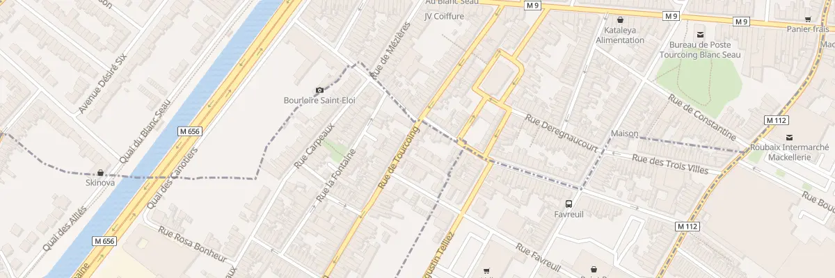 Plan du 202 Rue de Tourcoing à Wasquehal