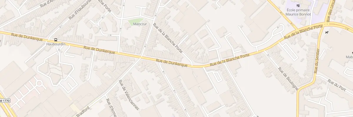 Plan du 4 Rue de Dunkerque à Tourcoing