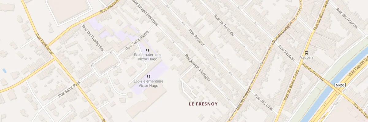 Plan du 82 Rue Joseph Hentgès à Mouvaux