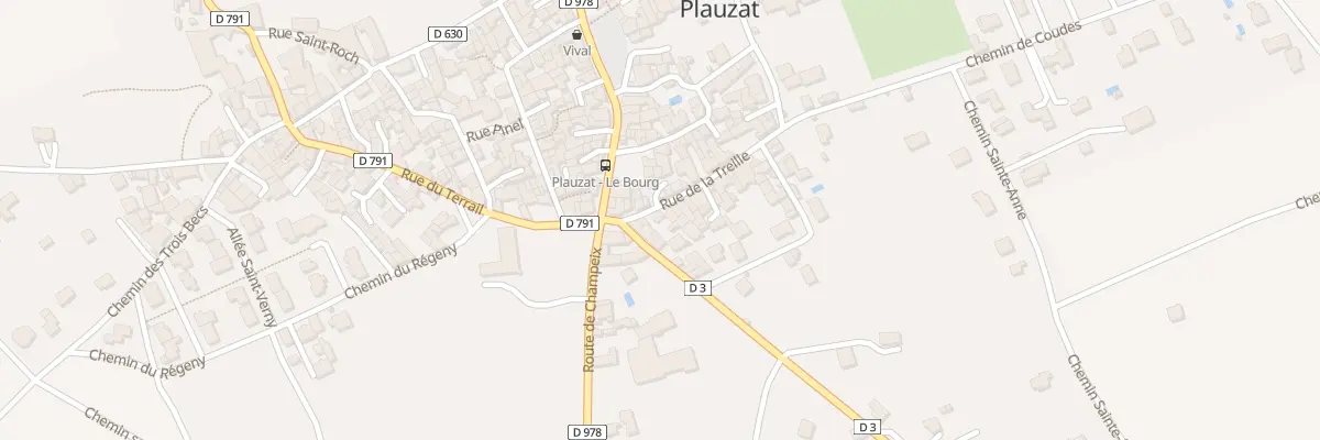 Plan du 33 Rue de la Treille à Plauzat
