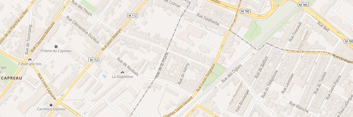 Plan du 23 Rue de Mulhouse à Croix