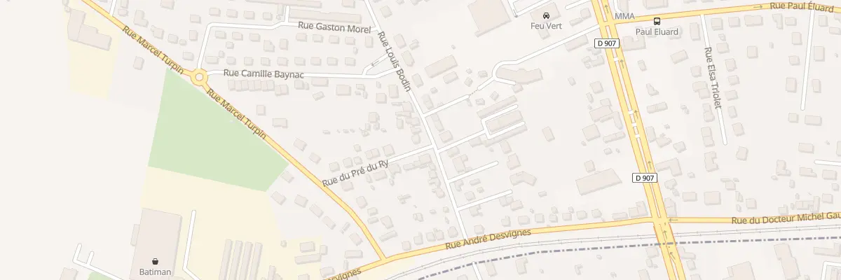 Plan du 15 Rue Louis Bodin à Varennes-Vauzelles