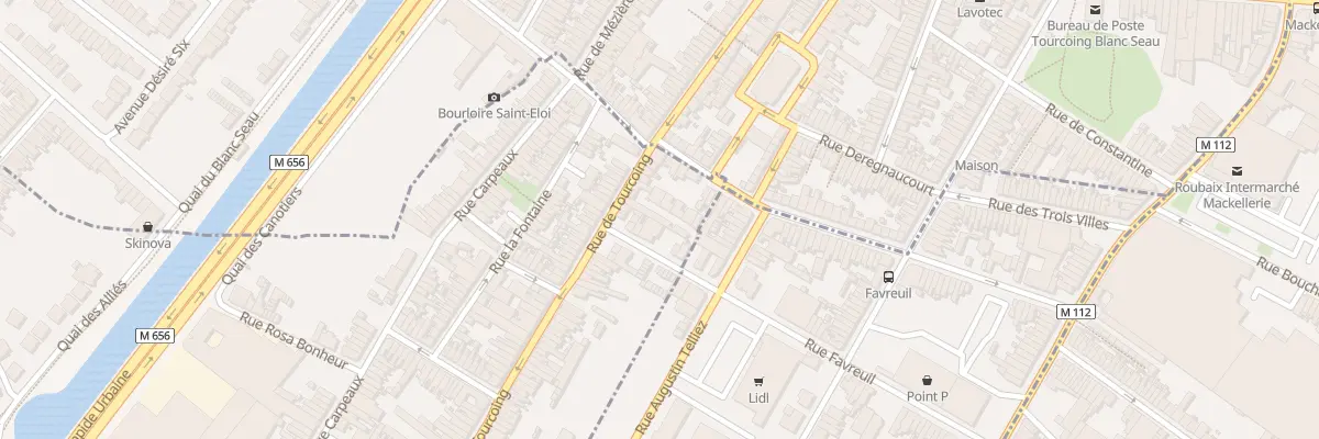 Plan du 194 Rue de Tourcoing à Wasquehal
