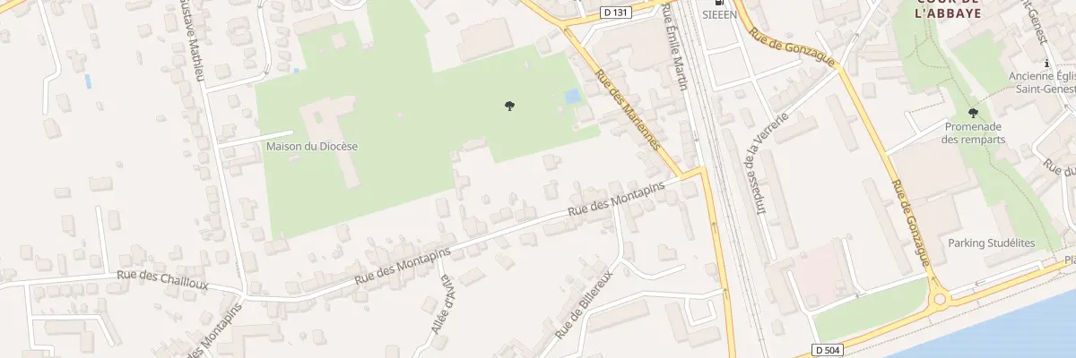 Plan du 12B Rue des Montapins à Nevers