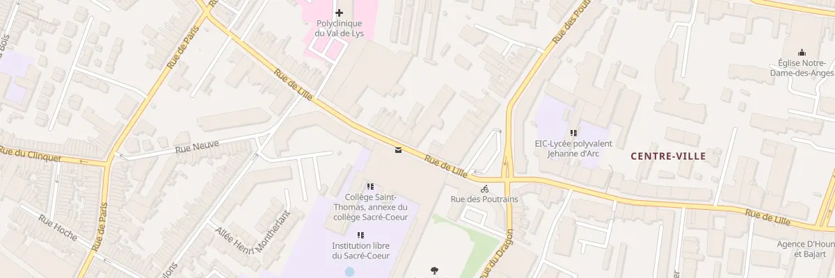 Plan du 138 Rue de Lille à Tourcoing