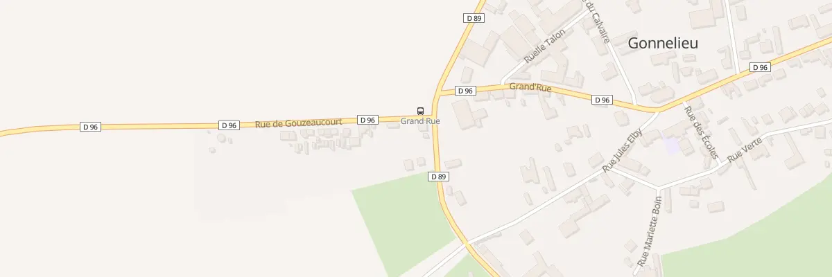 Plan du 33 Rue de Villers-guislain à Gonnelieu