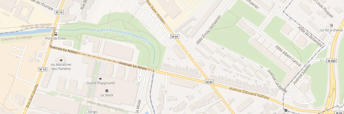 Plan du 40 Rue Isaac Holden à Croix