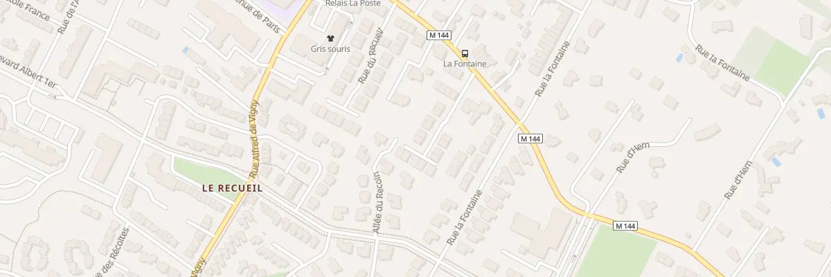 Plan du 146N Rue du Recueil à Villeneuve-d’Ascq