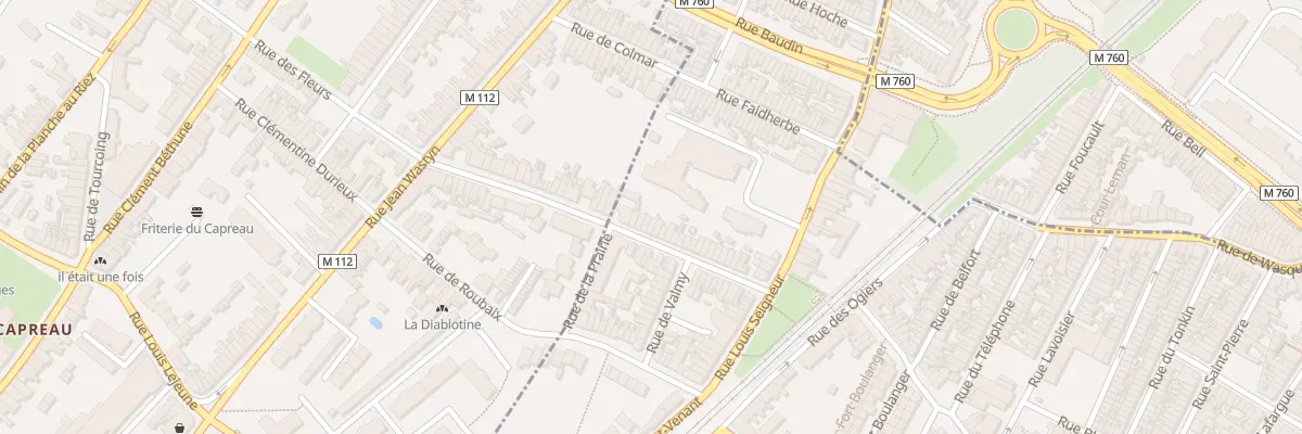 Plan du 36 Rue de Mulhouse à Croix