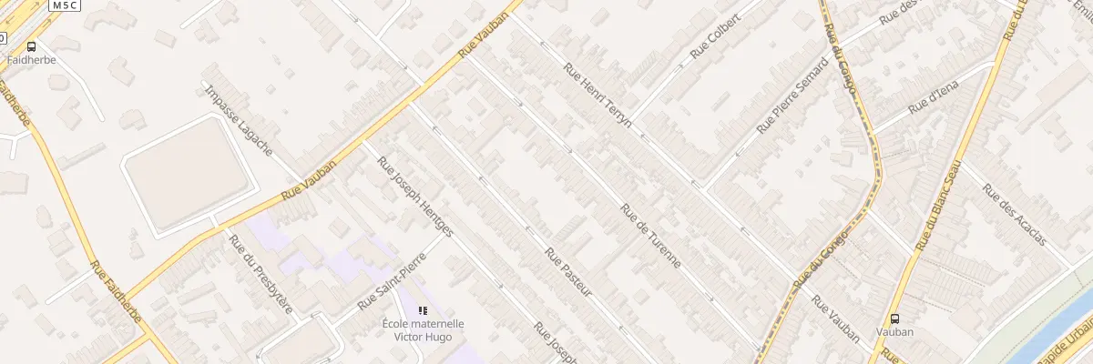 Plan du 40 Rue de Turenne à Mouvaux