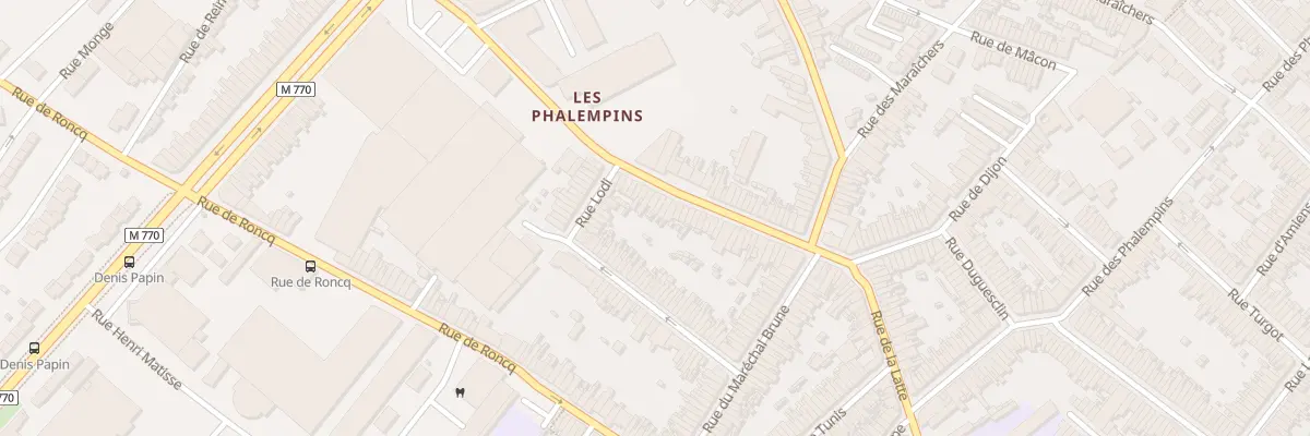 Plan du 43 Rue Racine à Tourcoing