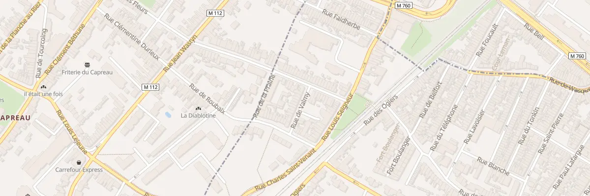Plan du 13 Rue de Valmy à Croix