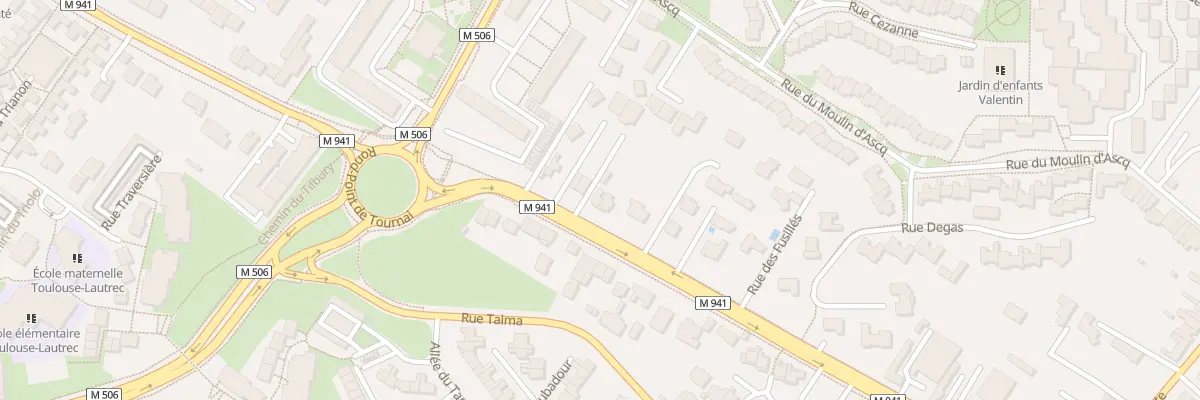 Plan du 71 Rue des Fusillés à Villeneuve-d’Ascq