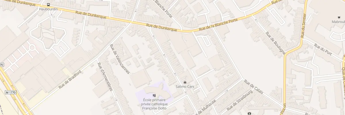 Plan du 59 Rue d’ Angleterre à Tourcoing