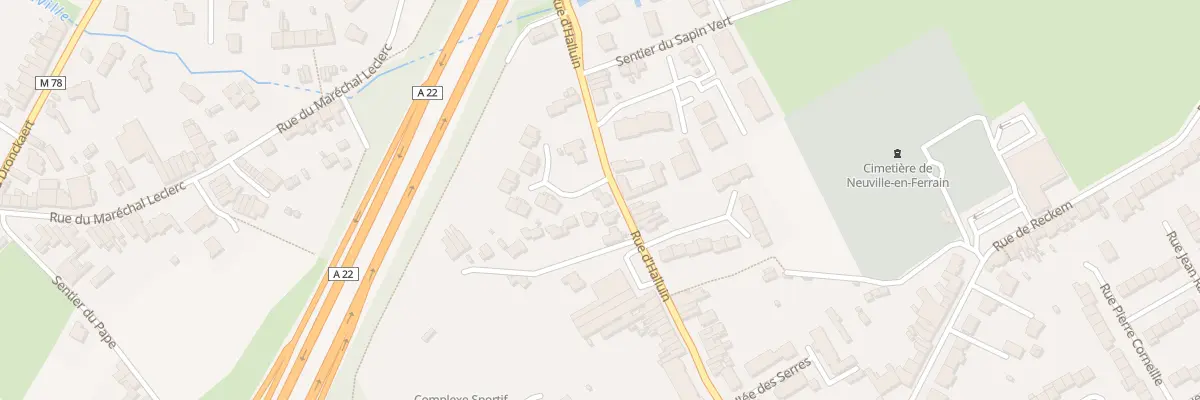 Plan du 35 Rue d’Halluin à Neuville-en-Ferrain