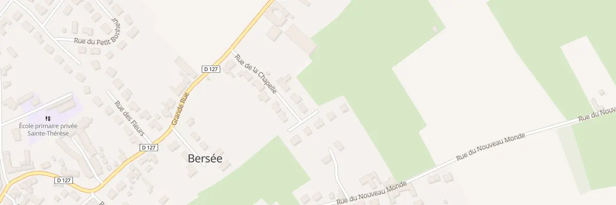 Plan du 12 Rue de la Chapelle à Bersée