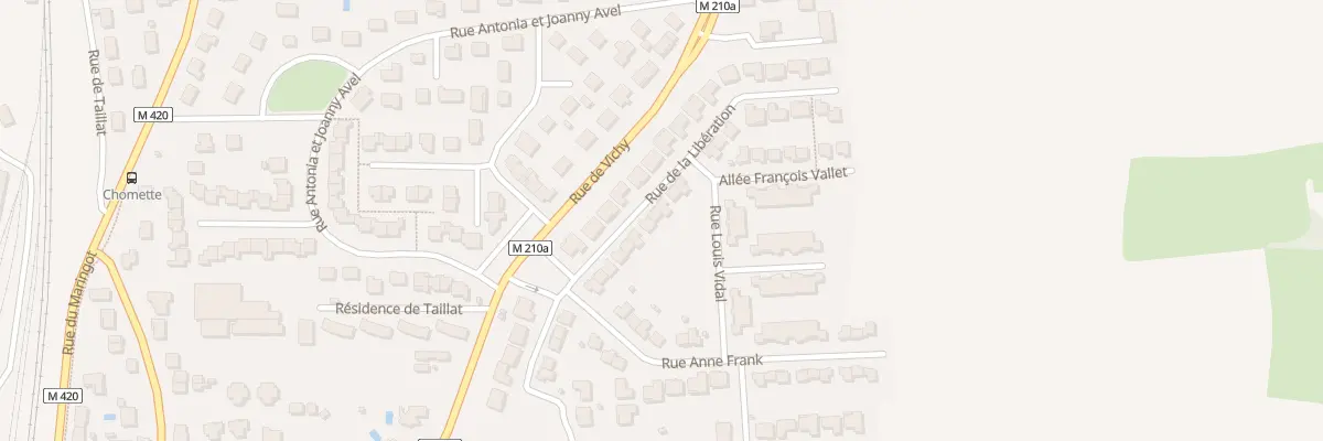 Plan du 16 Rue de la Libération à Gerzat