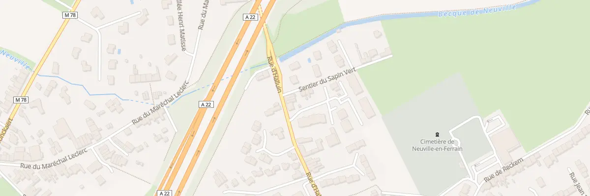 Plan du 52 Rue d’Halluin à Neuville-en-Ferrain