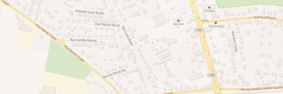 Plan du 20 Rue Louis Bodin à Varennes-Vauzelles