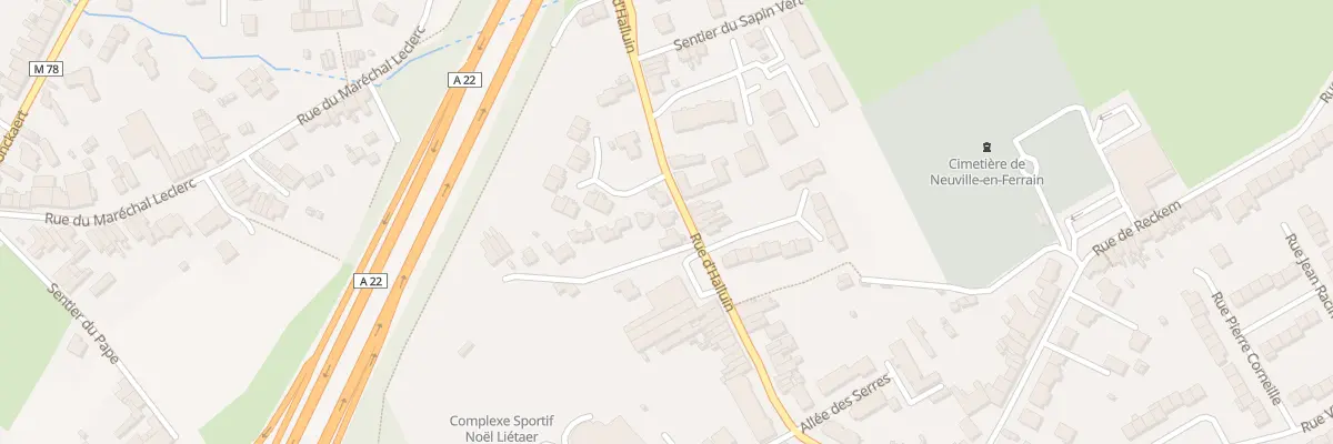 Plan du 35B Rue d’Halluin à Neuville-en-Ferrain