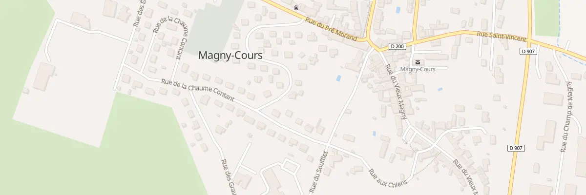 Plan du 22 Rue des Chalets du Soleil à Magny-Cours