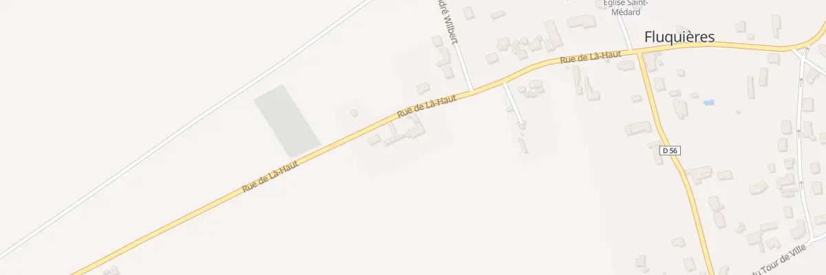 Plan du 25 Rue de la Haut à Fluquières